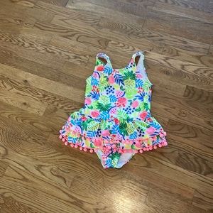 Girls size 10 Nicole Miller one piece swim suit